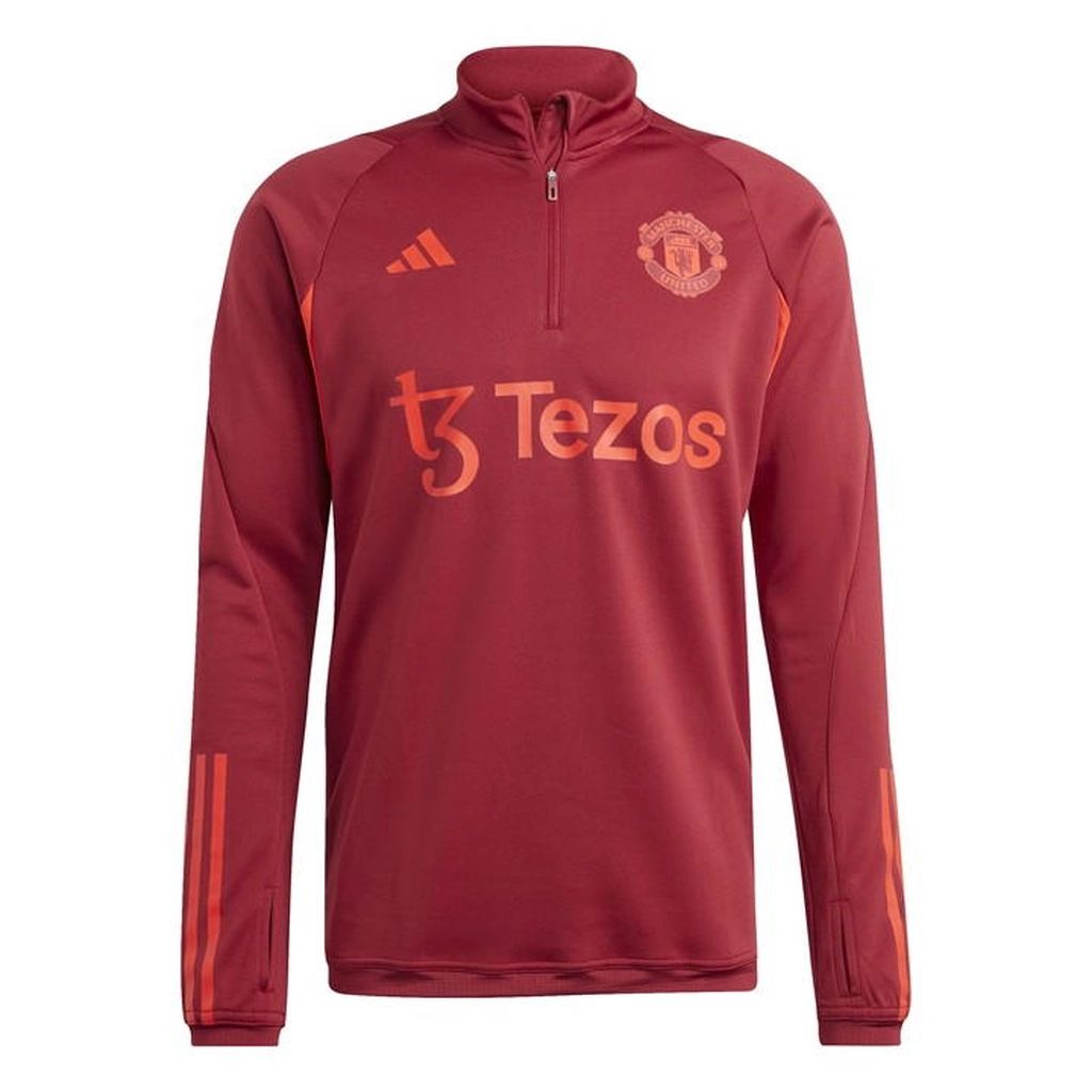 Adidas Originals Manchester United Drill Top 2023 2024 Adults - Red